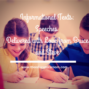 Informational Texts_ Speeches Delivered