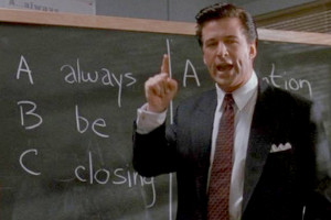 scene from the film "Glengarry Glen Ross"