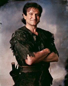 Robin Williams as Peter Pan in 'Hook' - image courtesy Amblin Entertainment