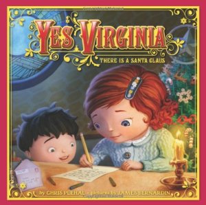 poster of the film, "Yes, Virginia, there is a Santa Claus"