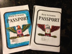Author's Back to School Passports