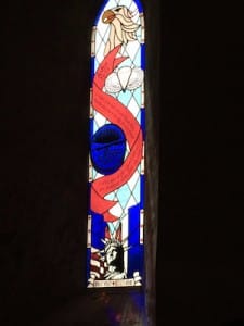 Stained Glass at Angoville