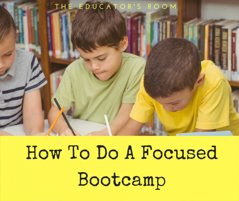 How To Do A Focused Writing Bootcamp - The Educators Room